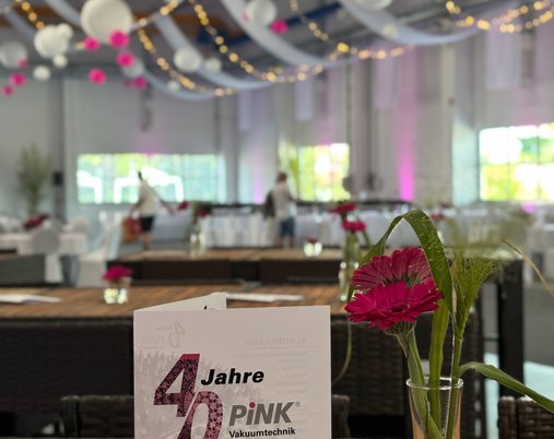 40 Jahre Jubiläum der PINK Vakuumtechnik